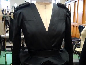 My critique: "Lady Gaga would totally rock this!" Great shoulder detail.