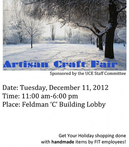 Artisan Craft Blog Flyer 2012