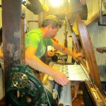 Weaving silk at Lisio, a company that supplies fabric to the Pope and Fendi.