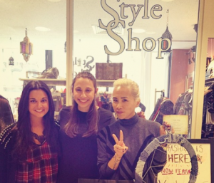 Co-managers of the Style Shop Cathleen Cataldo and Nicole Gabriel with Olivia Kim, the Director of Creative Projects at Nordstrom