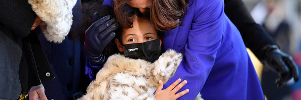 Sydney Hawes’ plush children’s coats go to Washington with Kamala Harris’ great nieces!