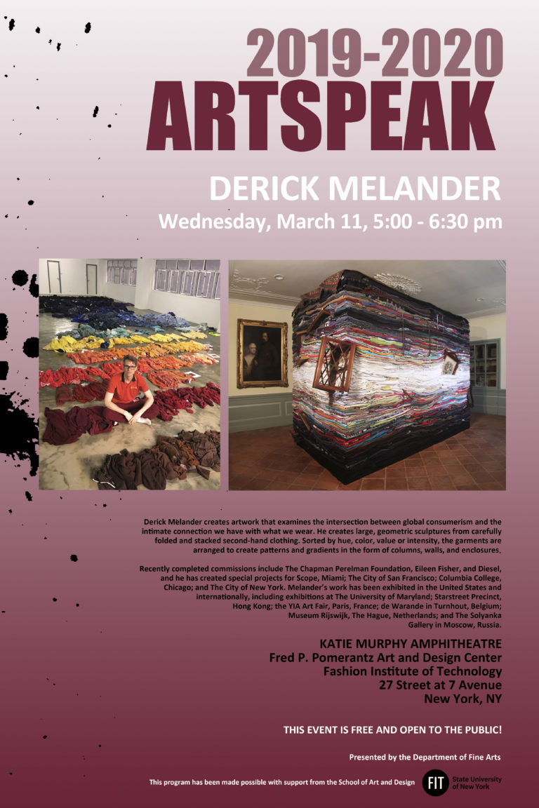 ARTSpeak Lecture: Artist Derick Melander – ARTSpeak