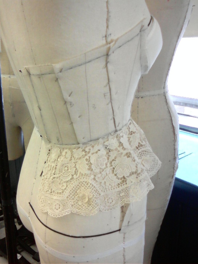 Cropped Bustier in Progress
