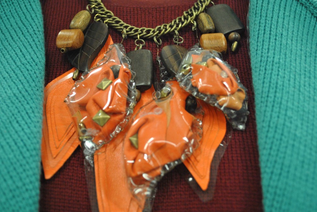 closeup of necklace.