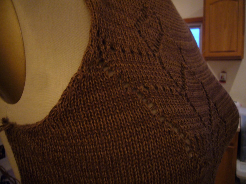 pointelle on bodysuit close-up.