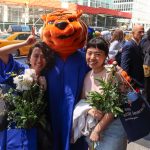Stitch the tiger with two graduates