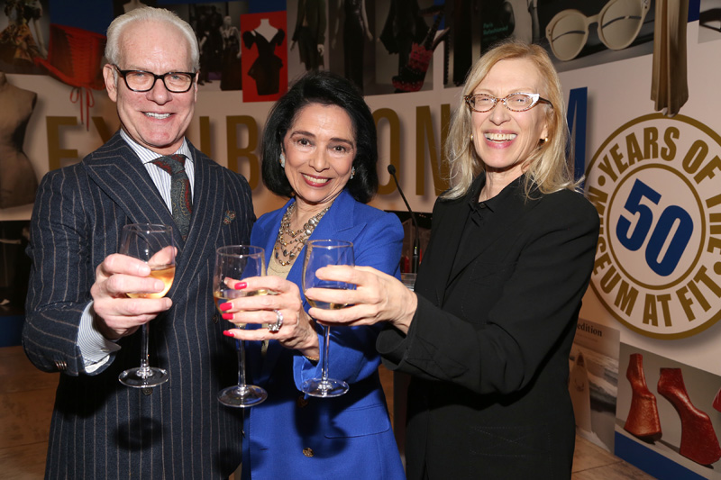 Tim Gunn with Dr. Joyce F. Brown and Dr. Valerie Steele