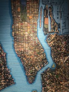 woven map of the city of new york