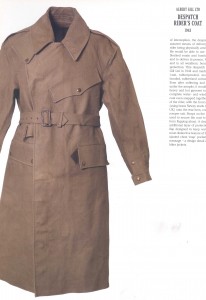 This is the trenchcoat in its entirety. Note the "messenger" pocket placed diagonally across the chest for maximum speed of access.