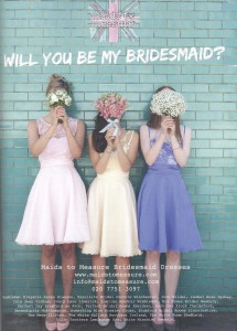 Brides UK bridesmaids ad, cheeky