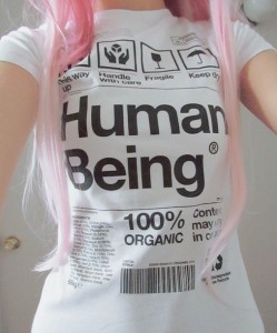 human being tshirt
