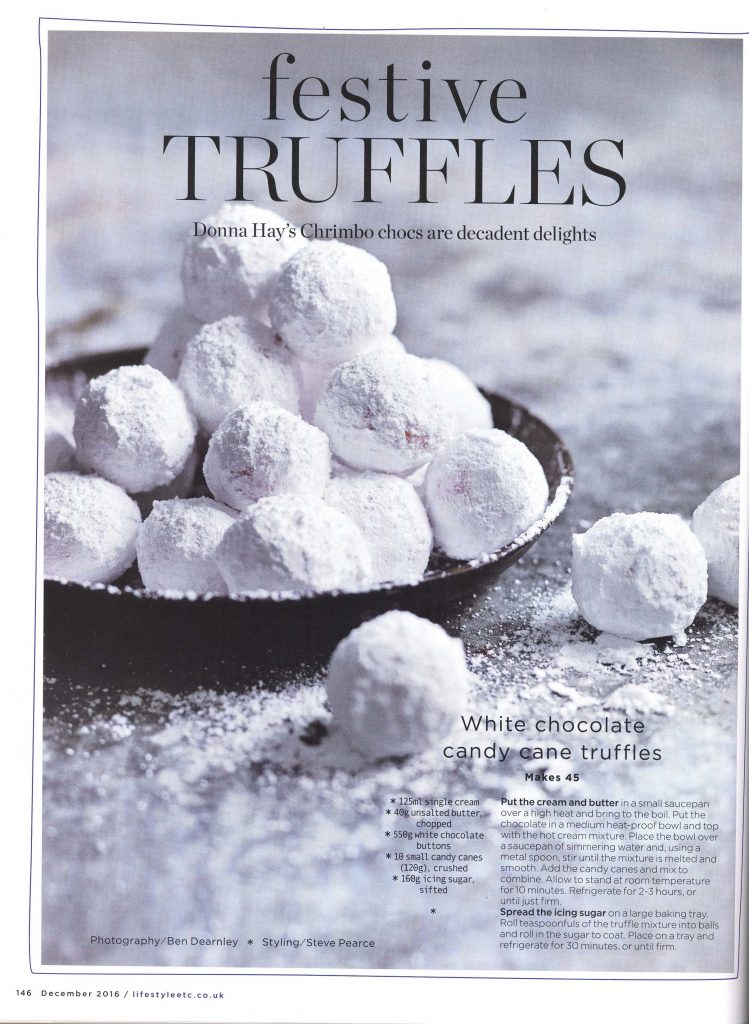 festive truffles article