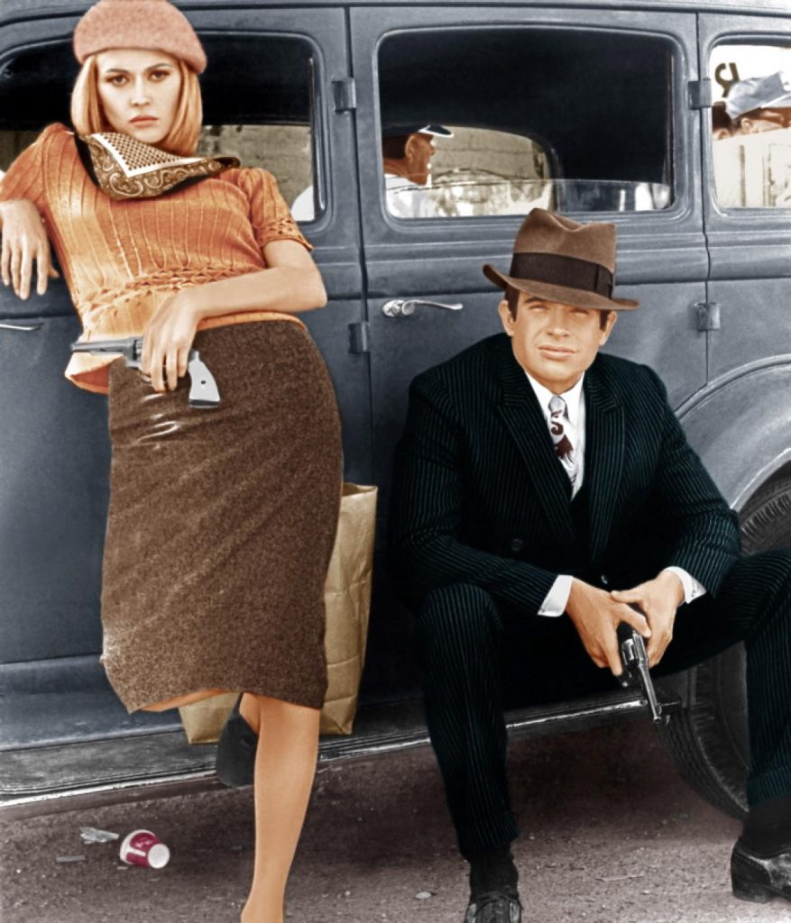 Bonnie and Clyde pose