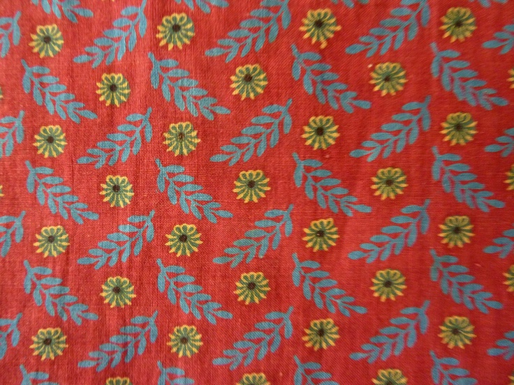 English-made roller print cotton 