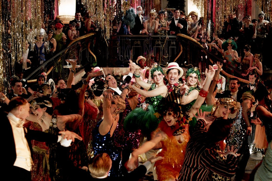 Iconic Great Gatsby party scene 2013