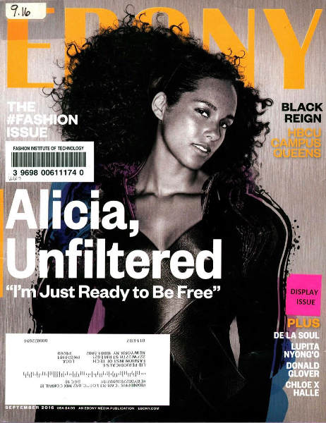 Ebony Magazine Alicia Keys