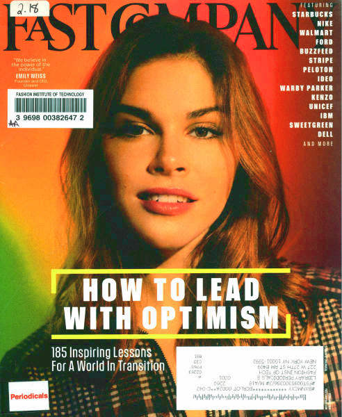Fast company magazine cover optimism 