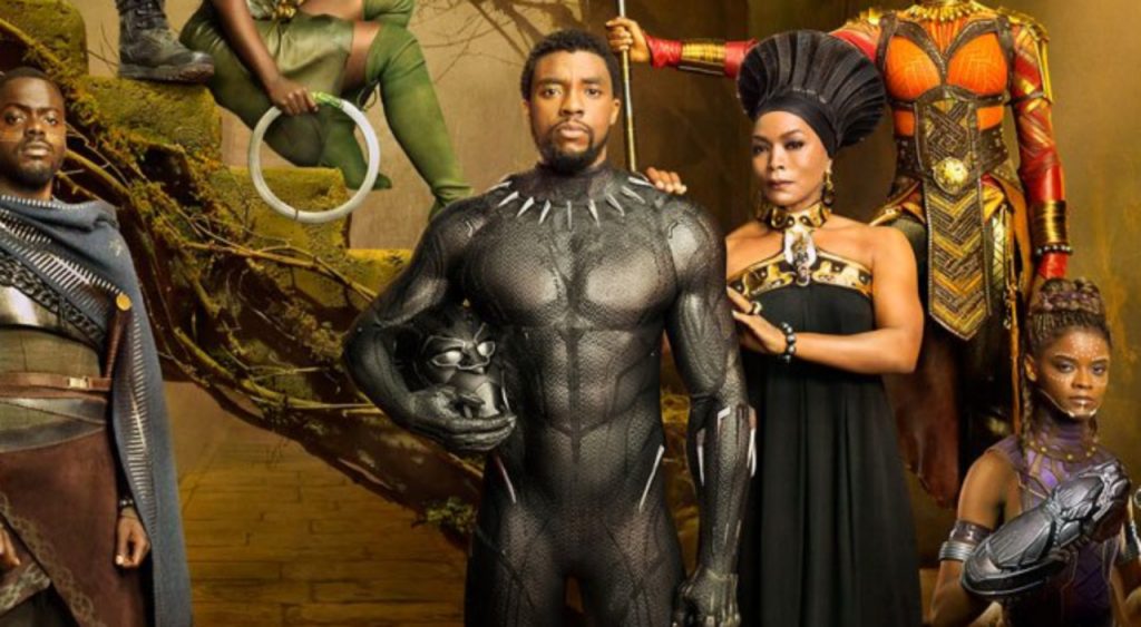 The cast of the Marvel Universe's latest film, Black Panther