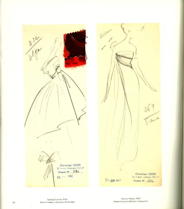 1950s fashion sketches