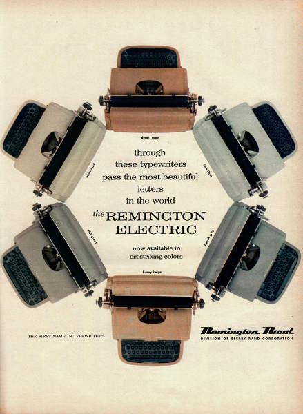 vintage typewriters ad