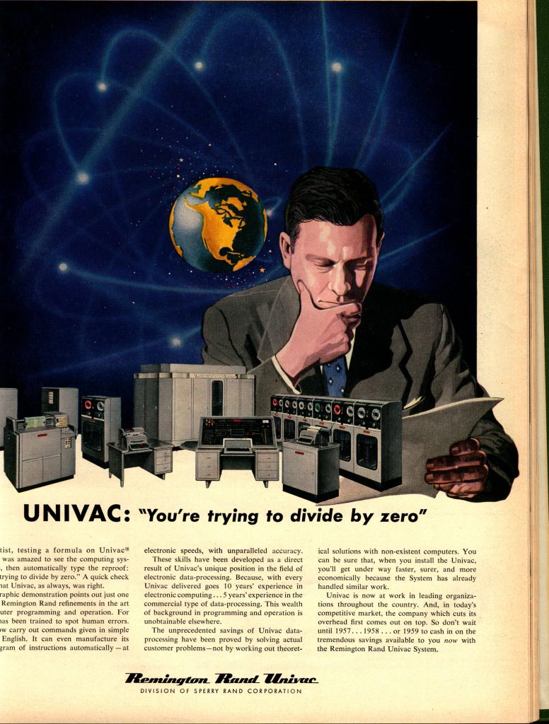 UNIVAC ad article