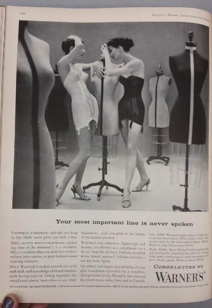 1950s fashion magazine article