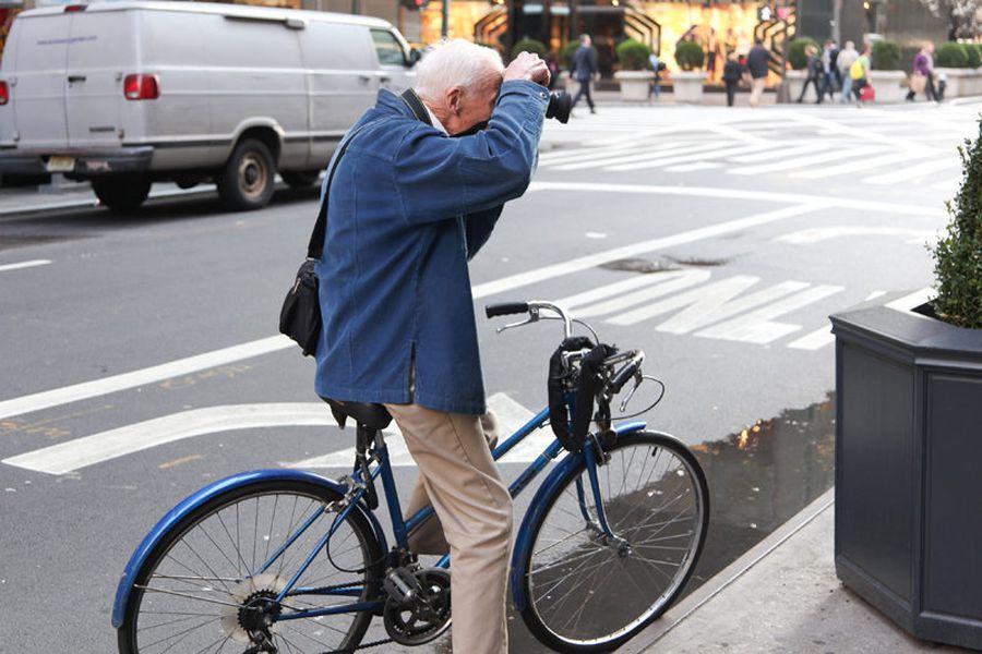 Bill Cunningham, photographed by Will Ragozzino for Racked NY, March 2012