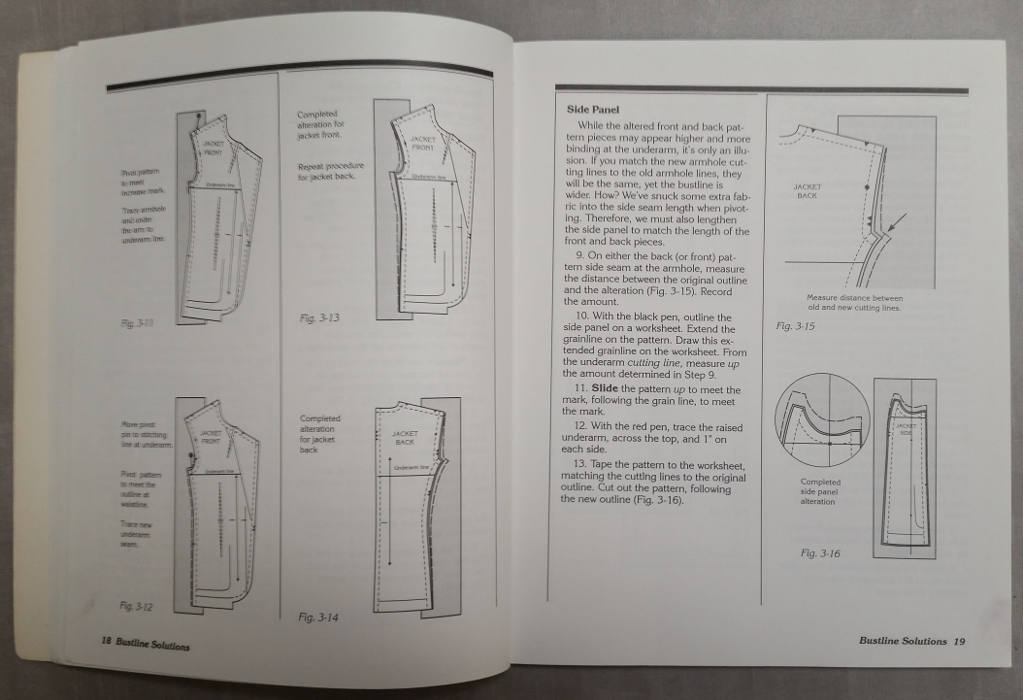 Jacket fitting instructions from Zieman's 1989 Busy Woman's Fiting Book