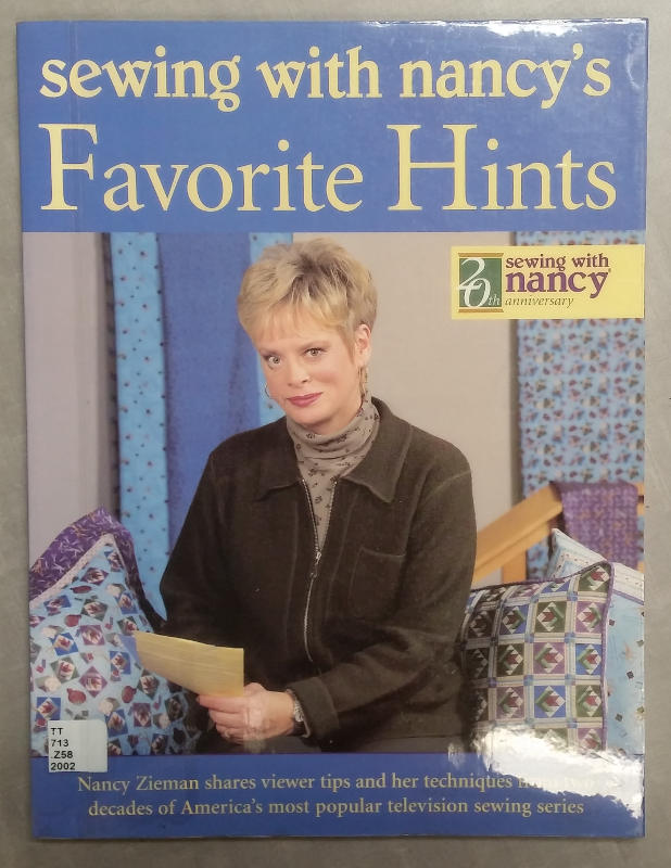 Sewing with Nancy's Favorite Hints cover