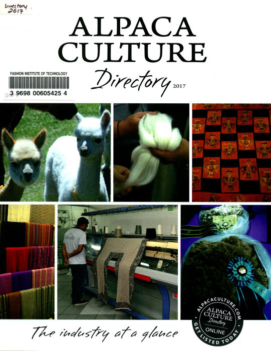 Cover of Alpaca Culture 2017 Directory Issue