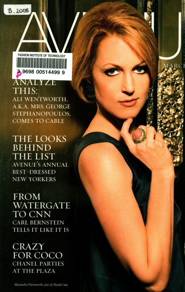 Avenue magazine cover 