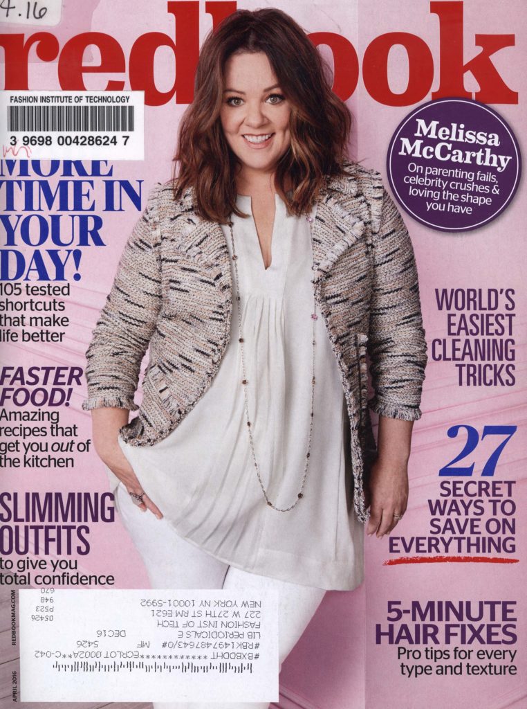 Redbook cover featuring Melissa McCarthy