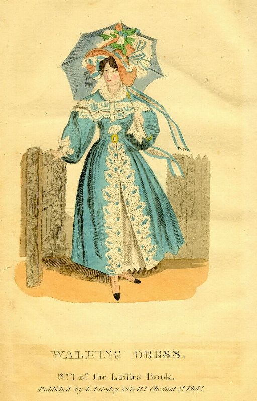 Fashion Plate from Godey's Ladies' Book