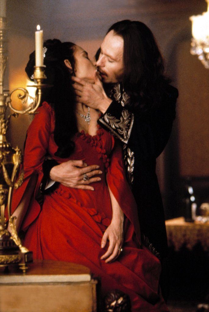 Wynona Ryder in sexy red Victorian gown in "Bram Stoker's Dracula"