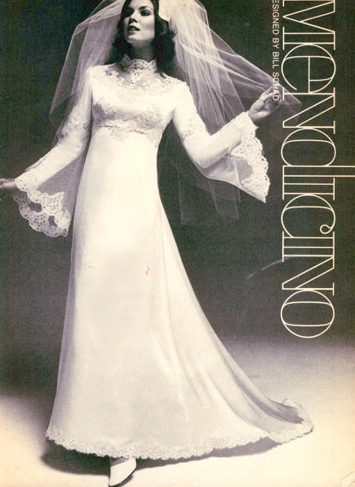 Elegant bride from August 1976