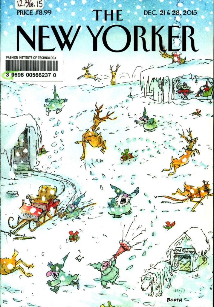 New Yorker cover with funny animal illustration