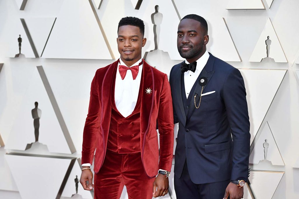 Stephen James and Shamier Anderson on Oscars red carpet
