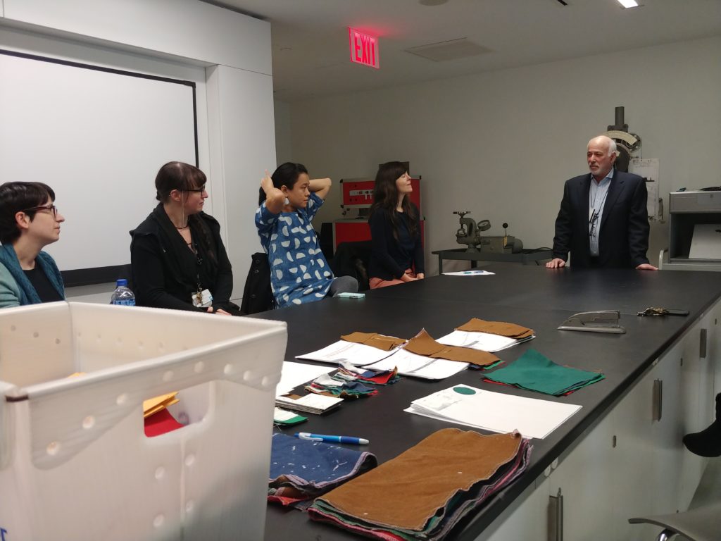 Professor Silberman shows us the Quality Assurance Lab