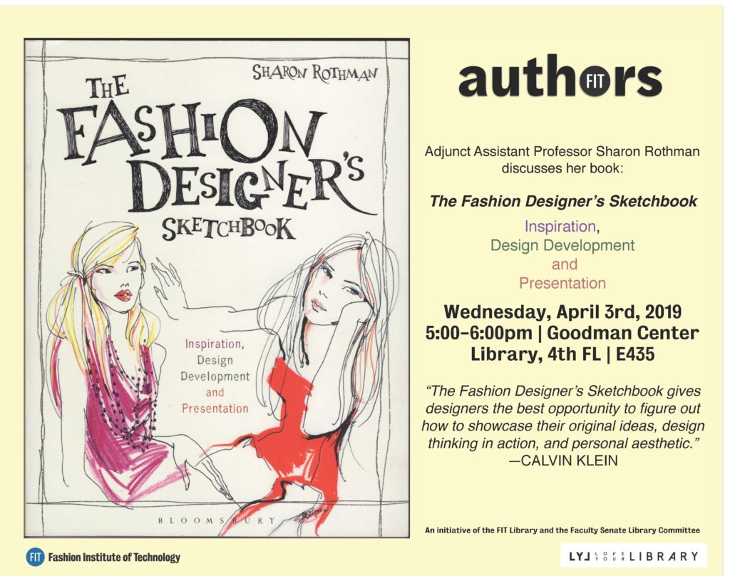 Professor Sharon Rothman gives a talk about new book The Fashion Designer's Sketchbook
