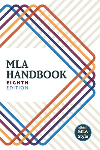 MLA handbook 8th edition cover
